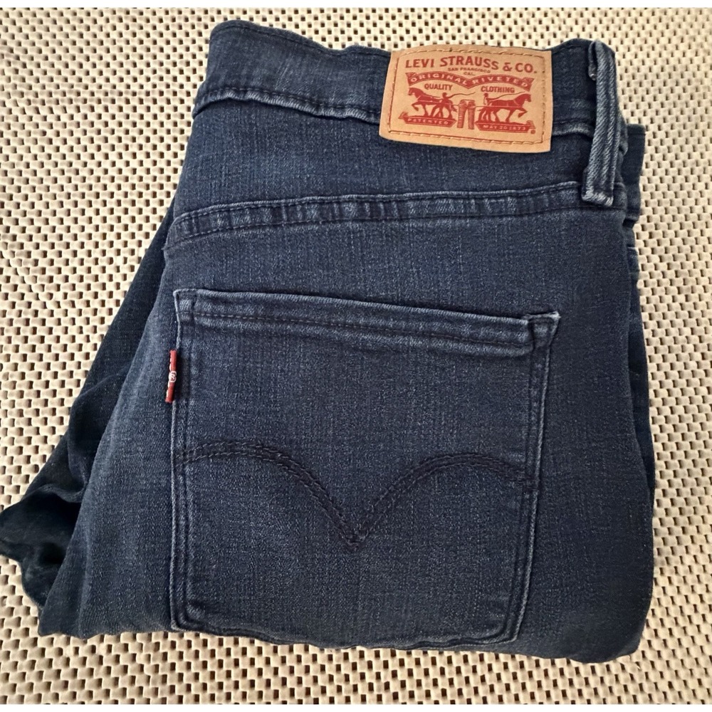 Levi's 311 Shaping Skinny Jeans Sz 29 Stretch Dark Wash Ankle 28"‎ Actual Inseam